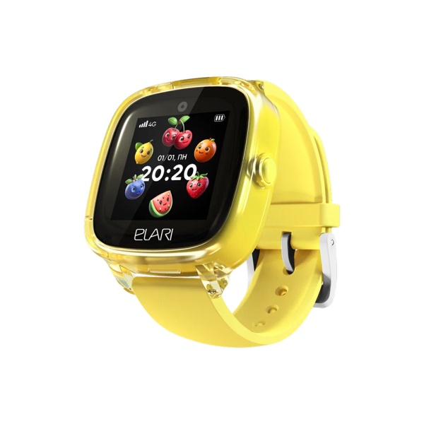 Часы детские Elari KidPhone Fresh 4G желтые